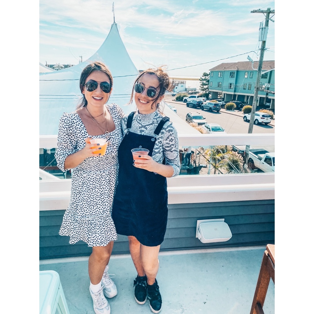 Missguided Black & White Floral Print Shirred Dress